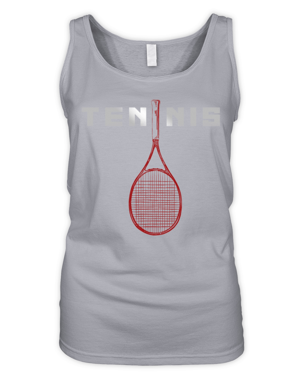Funny Tennis Player Racket Tennis Organic Women's Tank Top