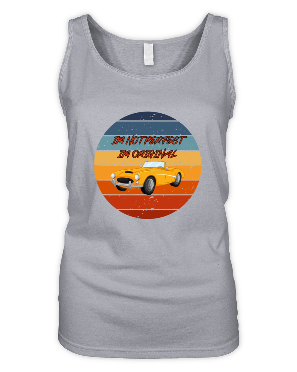 retro car Organic Women's Tank Top