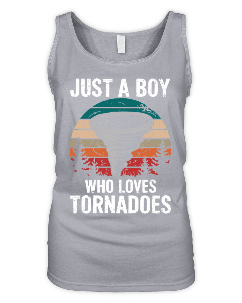 Tornado Lover Vintage Sunset Weather Enthusiast Organic Women's Tank Top