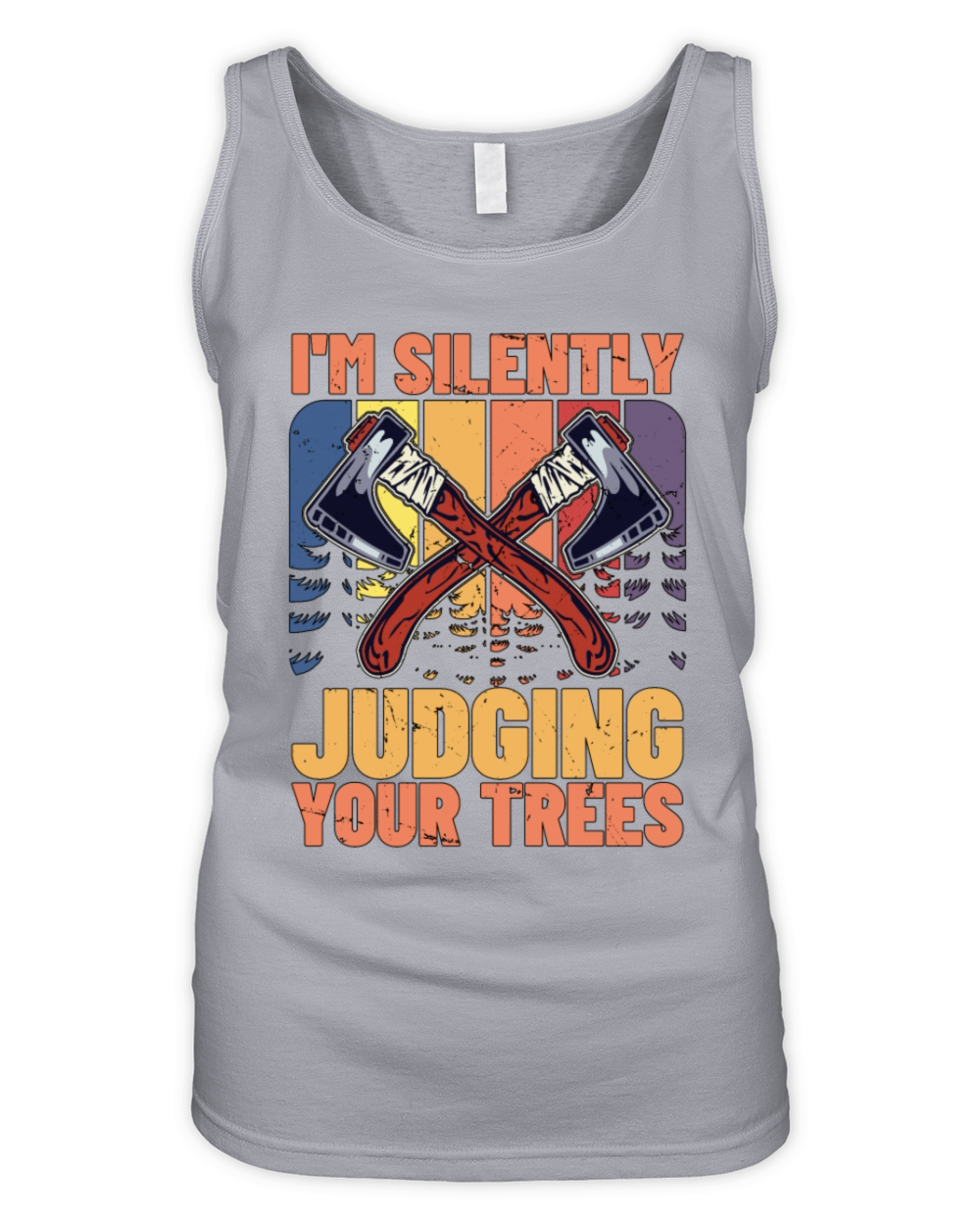 Tree Surgeon Im Silently Judging Your Woodworking Organic Women's Tank Top