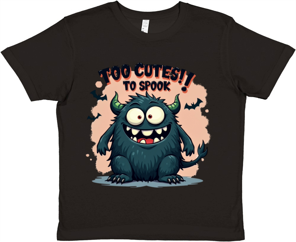 black monster terror 2 4 Premium Kids Crewneck T-shirt