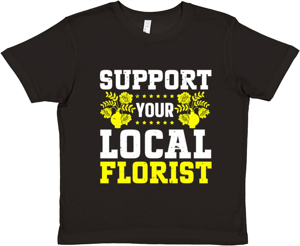 Florist Floral Flower Floristry Premium Kids Crewneck T-shirt