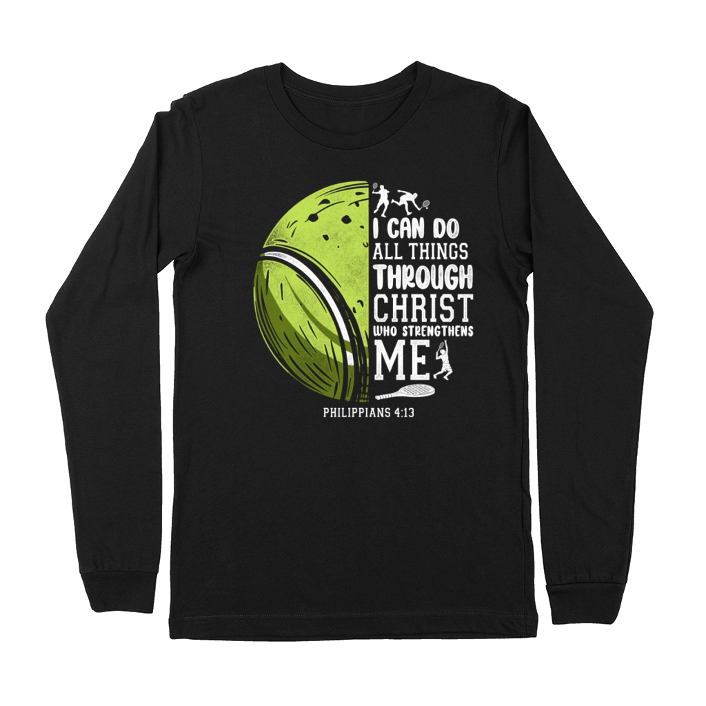 Funny Tennis Player Racket I Can Premium Long Sleeve