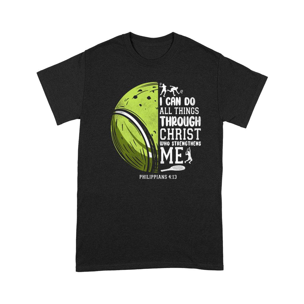 Funny Tennis Player Racket I Can Premium T-shirt