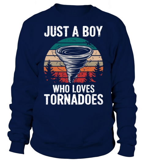 Tornado Lover Vintage Sunset Weather Enthusiast Sweatshirt Unisex