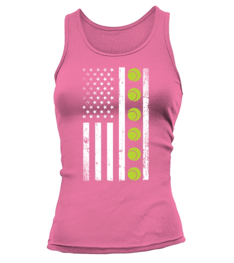 Funny Tennis Player Racket Tank top Woman