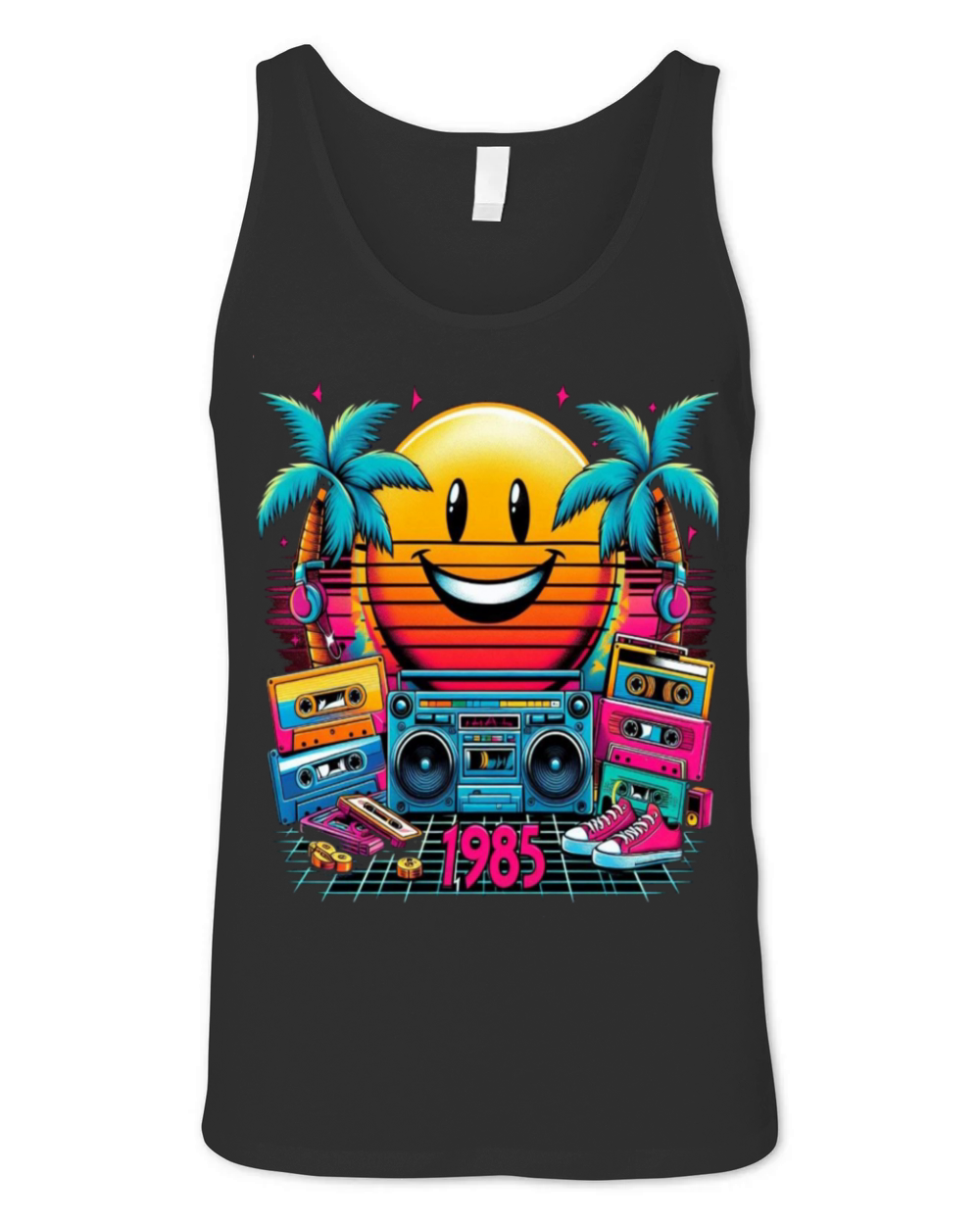 1985 vintage 80s Unisex Jersey Tank