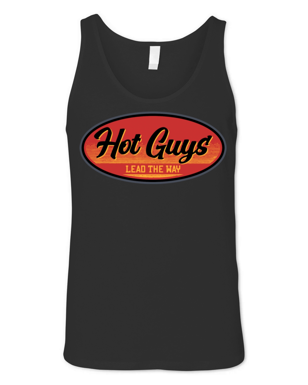Hot Guys Lead The Way Vintage Retro Style Unisex Jersey Tank