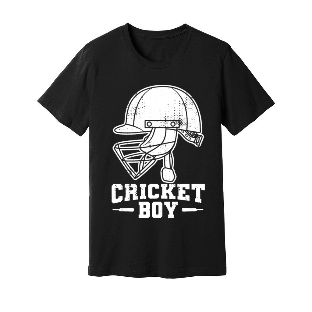 Boy Who Plays Cricket Unisex Jersey Tee