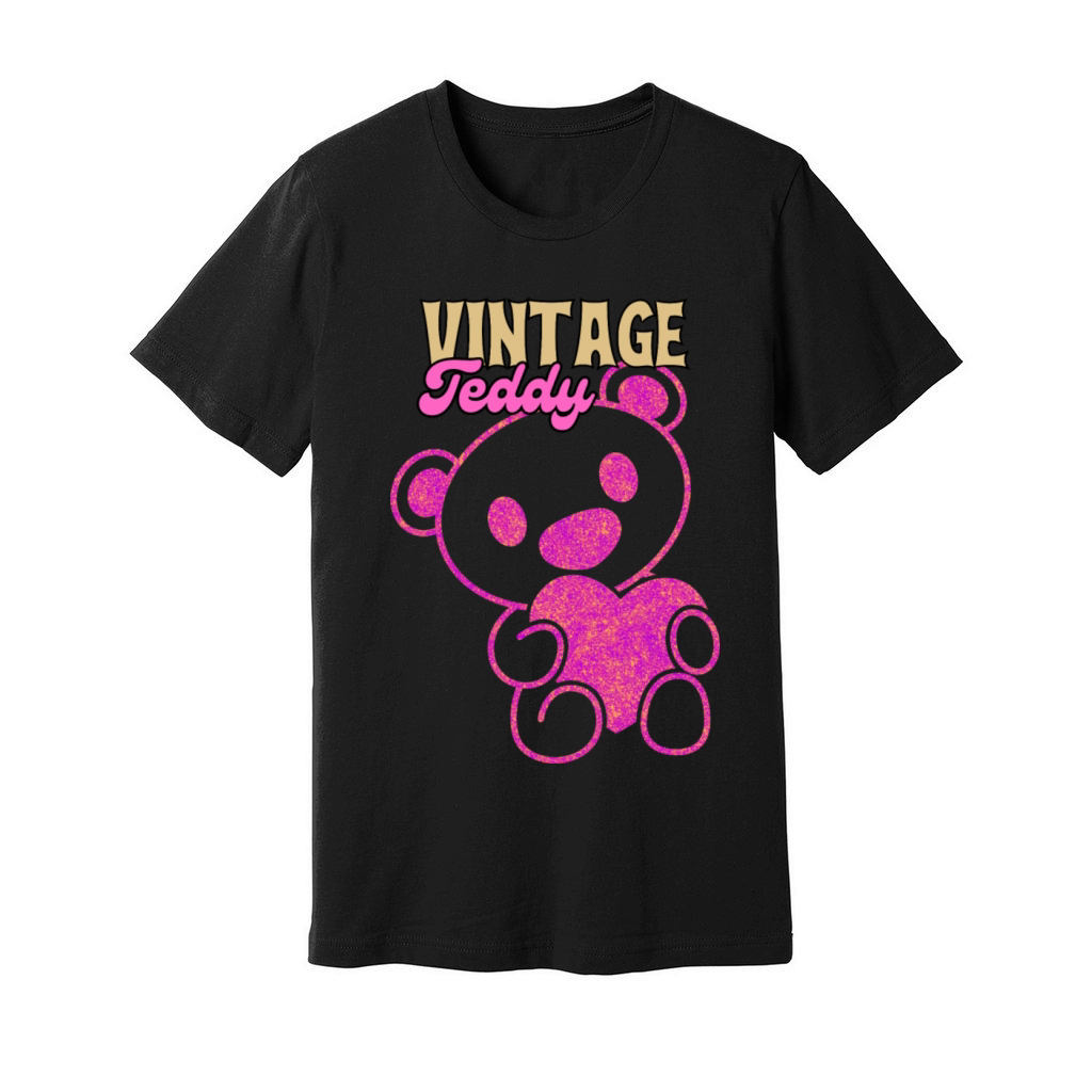 Vintage Teddy Bear Love Unisex Jersey Tee