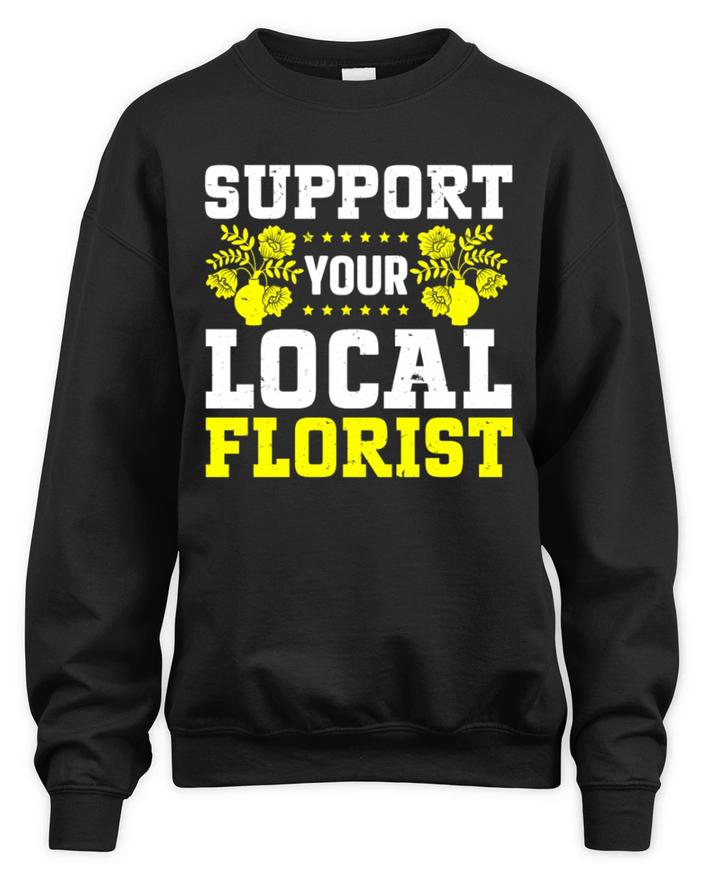 Florist Floral Flower Floristry Unisex Premium Crewneck Sweatshirt
