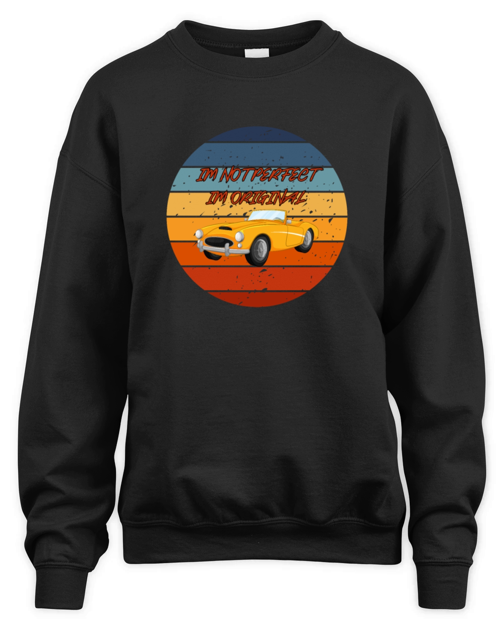 retro car Unisex Premium Crewneck Sweatshirt
