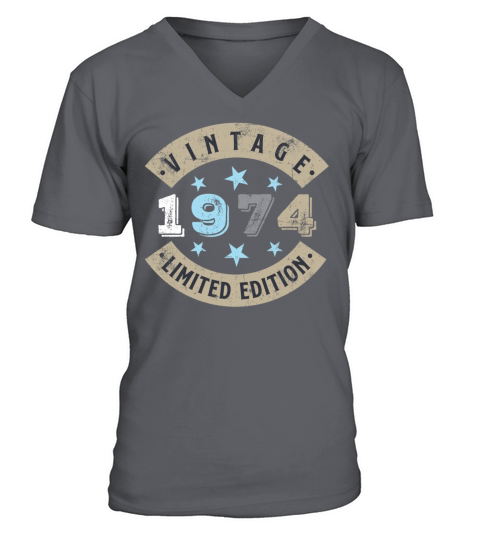 1974 Birthday V-Neck T-shirt