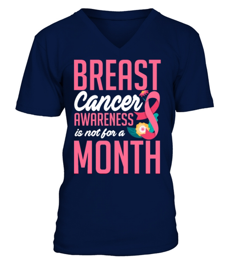 Breast Cancer Awareness V-Neck T-shirt