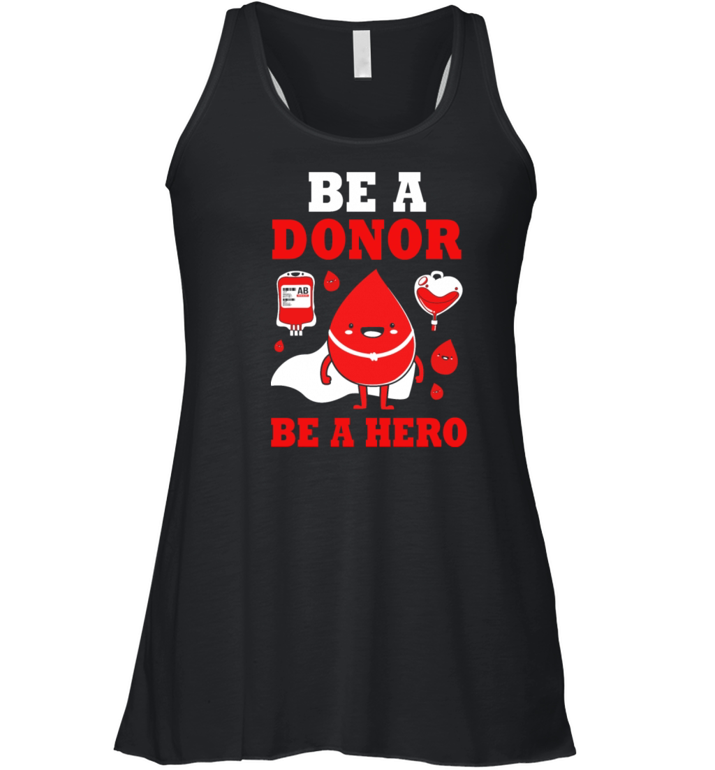 Donor Hero Phlebotomy Blood Donor Awareness Women's Flowy Tank Top