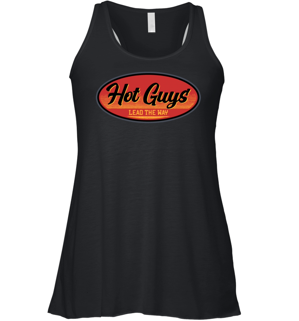 Hot Guys Lead The Way Vintage Retro Style Women's Flowy Tank Top