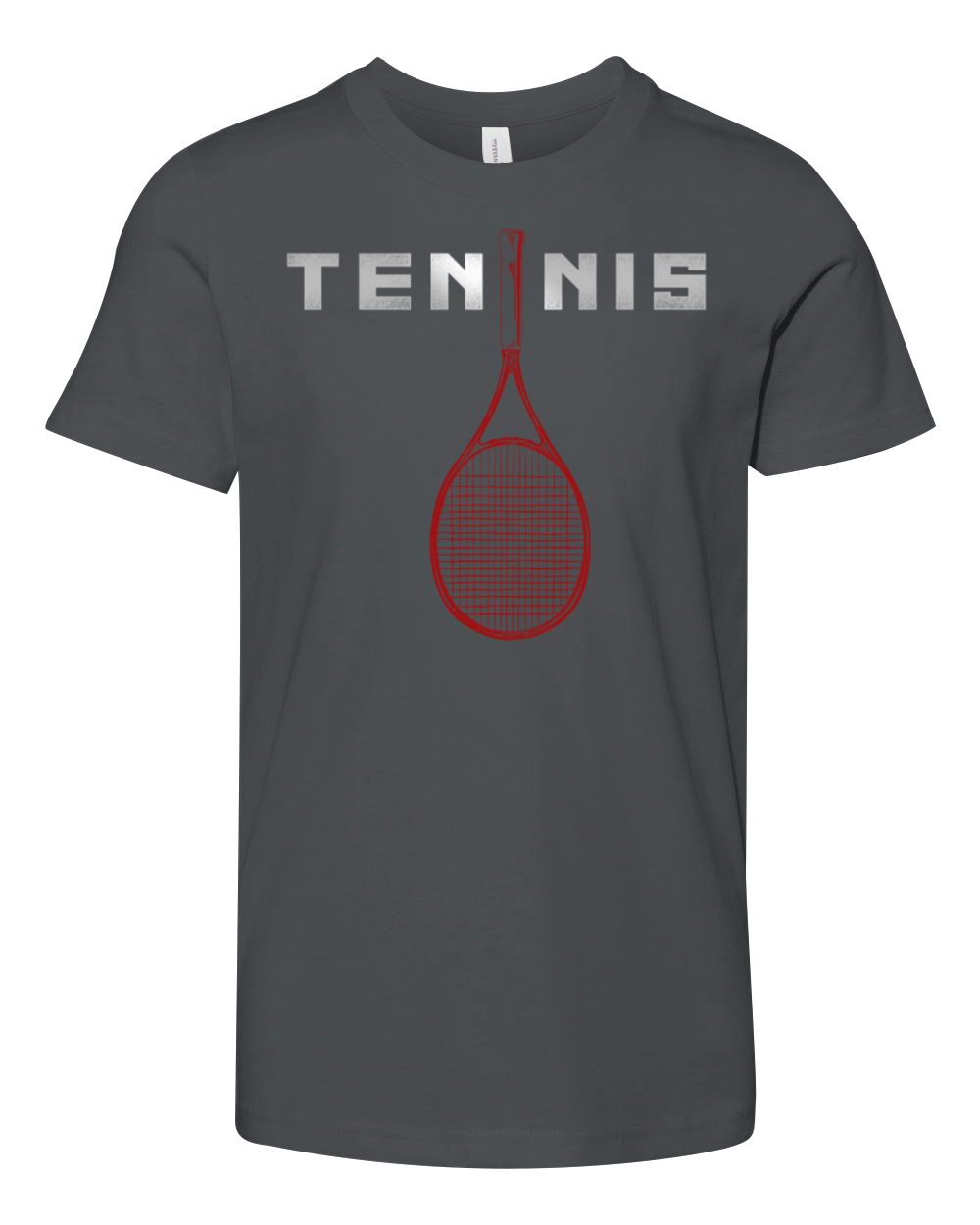 Funny Tennis Player Racket Tennis Youth Unisex Jersey Tee