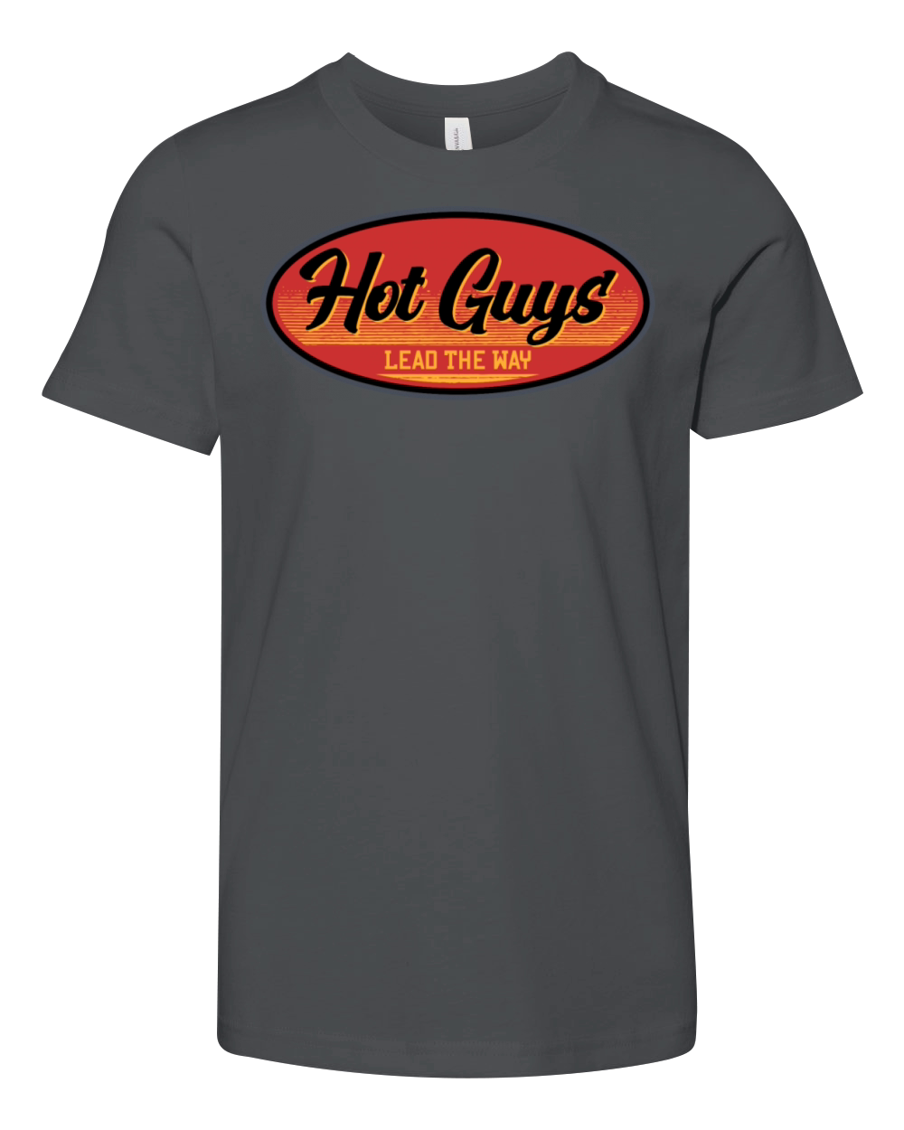 Hot Guys Lead The Way Vintage Retro Style Youth Unisex Jersey Tee