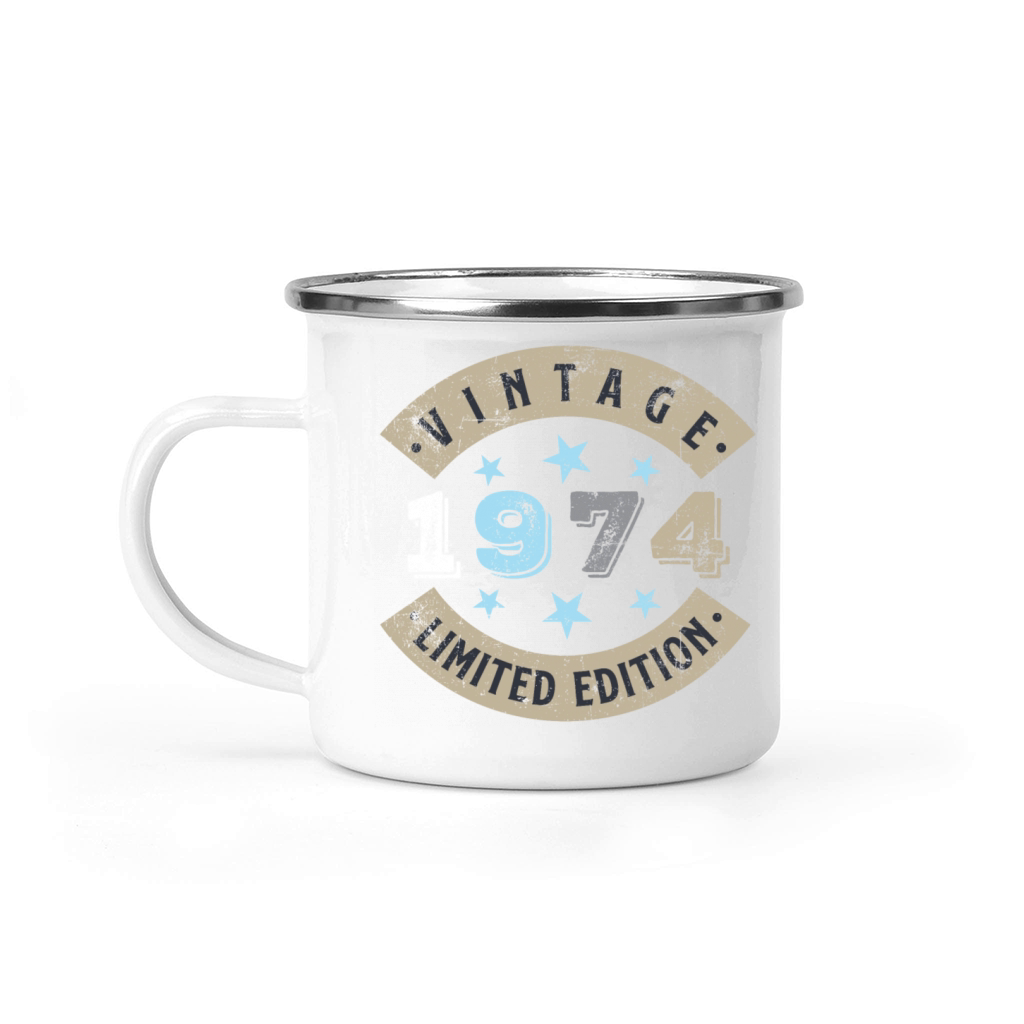 1974 Birthday Camping Mug