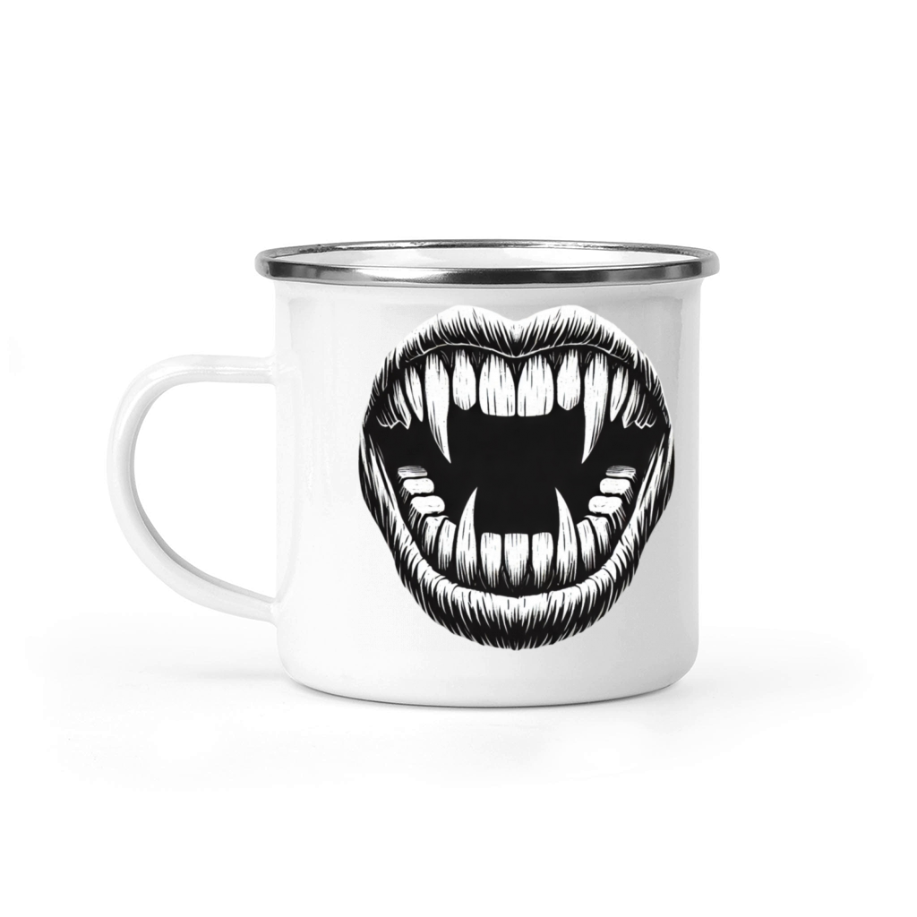 Jaws Halloween Camping Mug