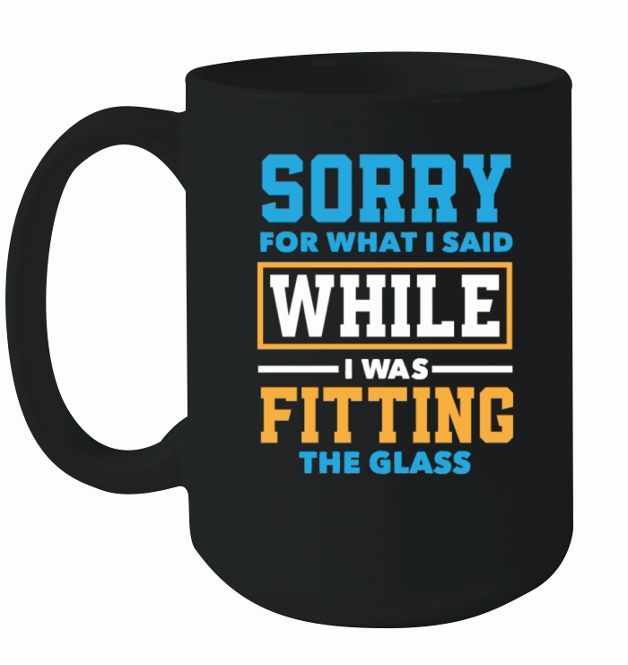 Funny Glazier Gift Ceramic Mug