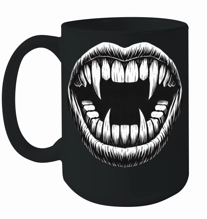Jaws Halloween Ceramic Mug