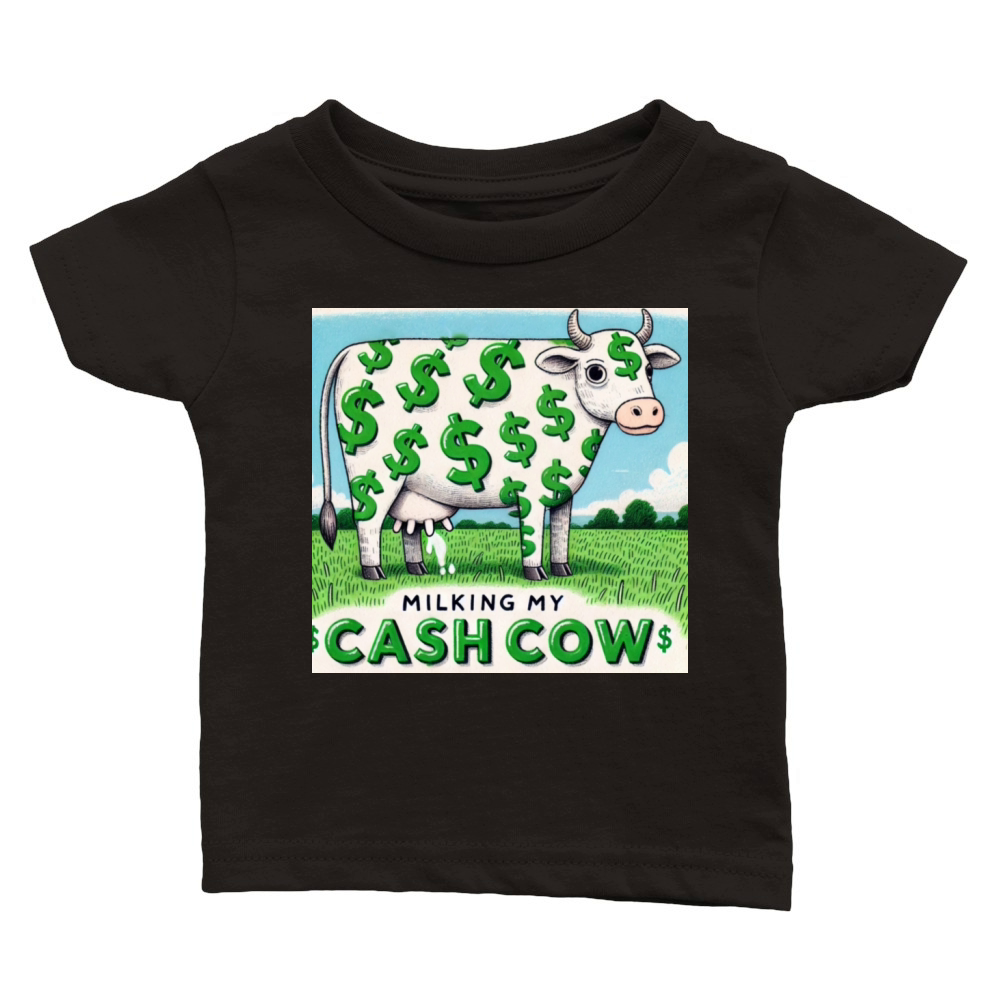 Cash Cow Classic Baby Crewneck T-shirt