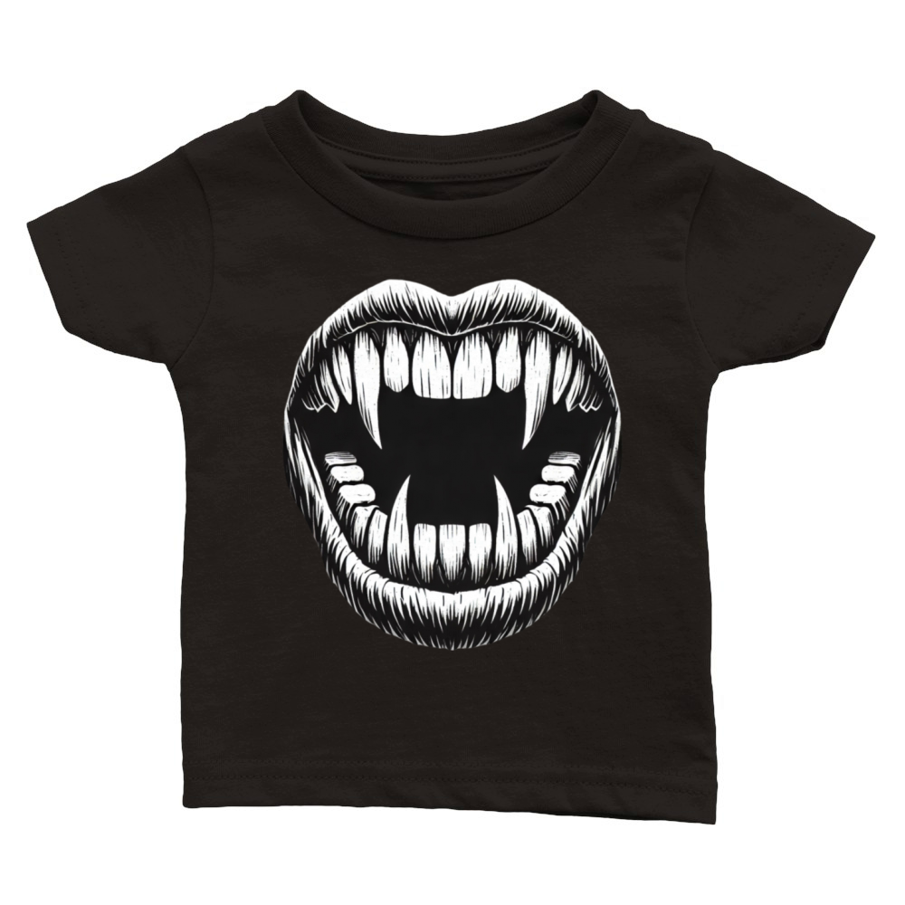 Jaws Halloween Classic Baby Crewneck T-shirt