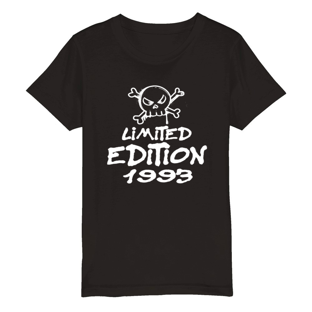 Limited Edition 1993 Birthday 1993 Born Organic Kids Crewneck T-shirt