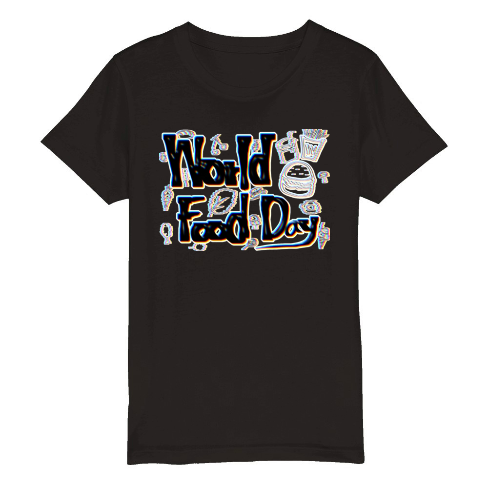 World Food Day Organic Kids Crewneck T-shirt