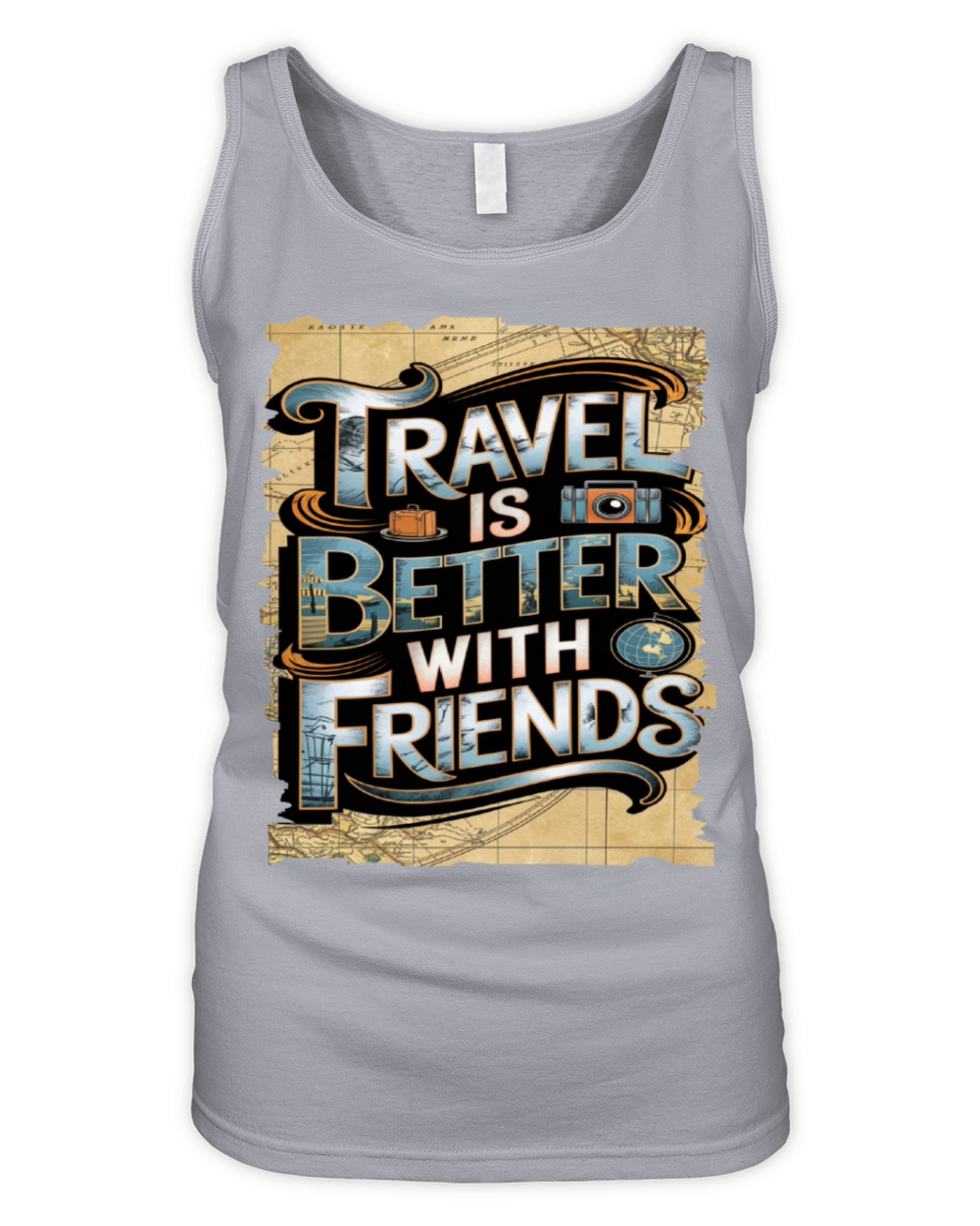 Travel Quote to get inspired N21 Organic Women's Tank Top