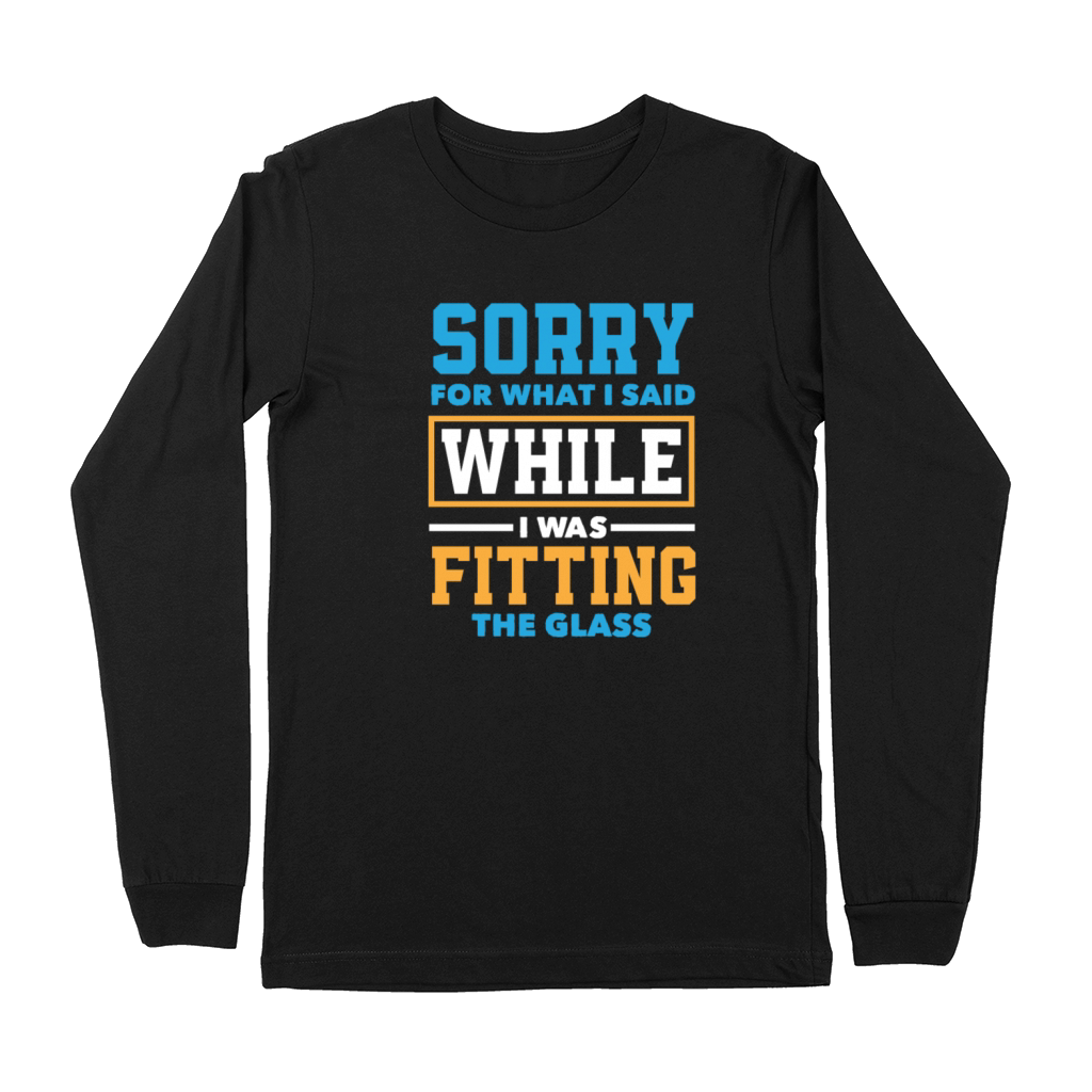 Funny Glazier Gift Premium Long Sleeve