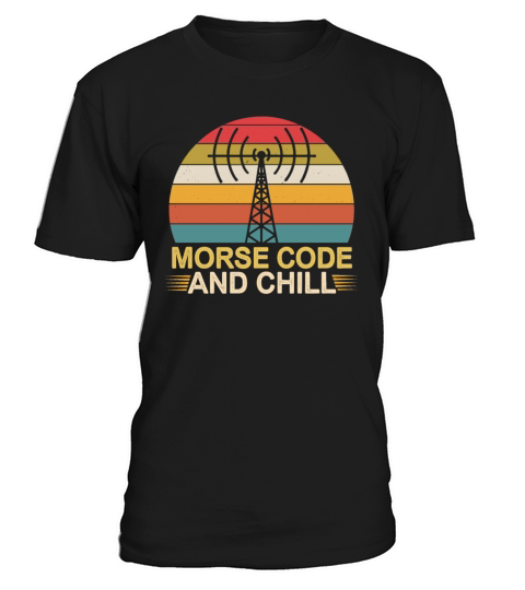 Amateur Radio Operater Ham Radio Morse Code And T-Shirt Unisex