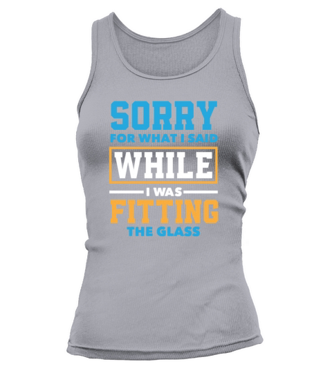 Funny Glazier Gift Tank top Woman