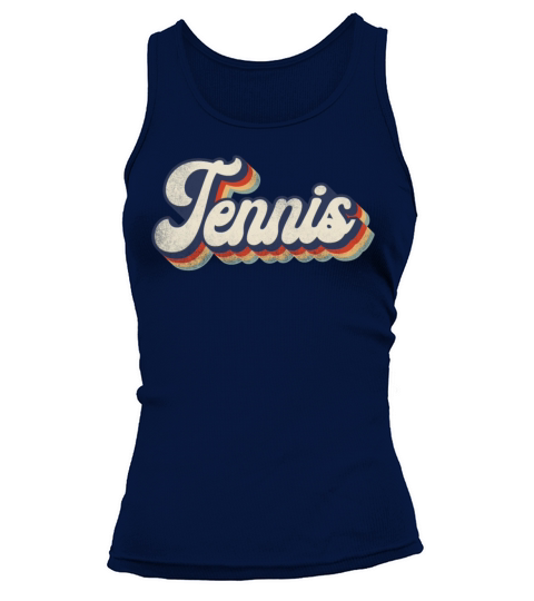 Funny Tennis Player Racket Retro Tank top Woman