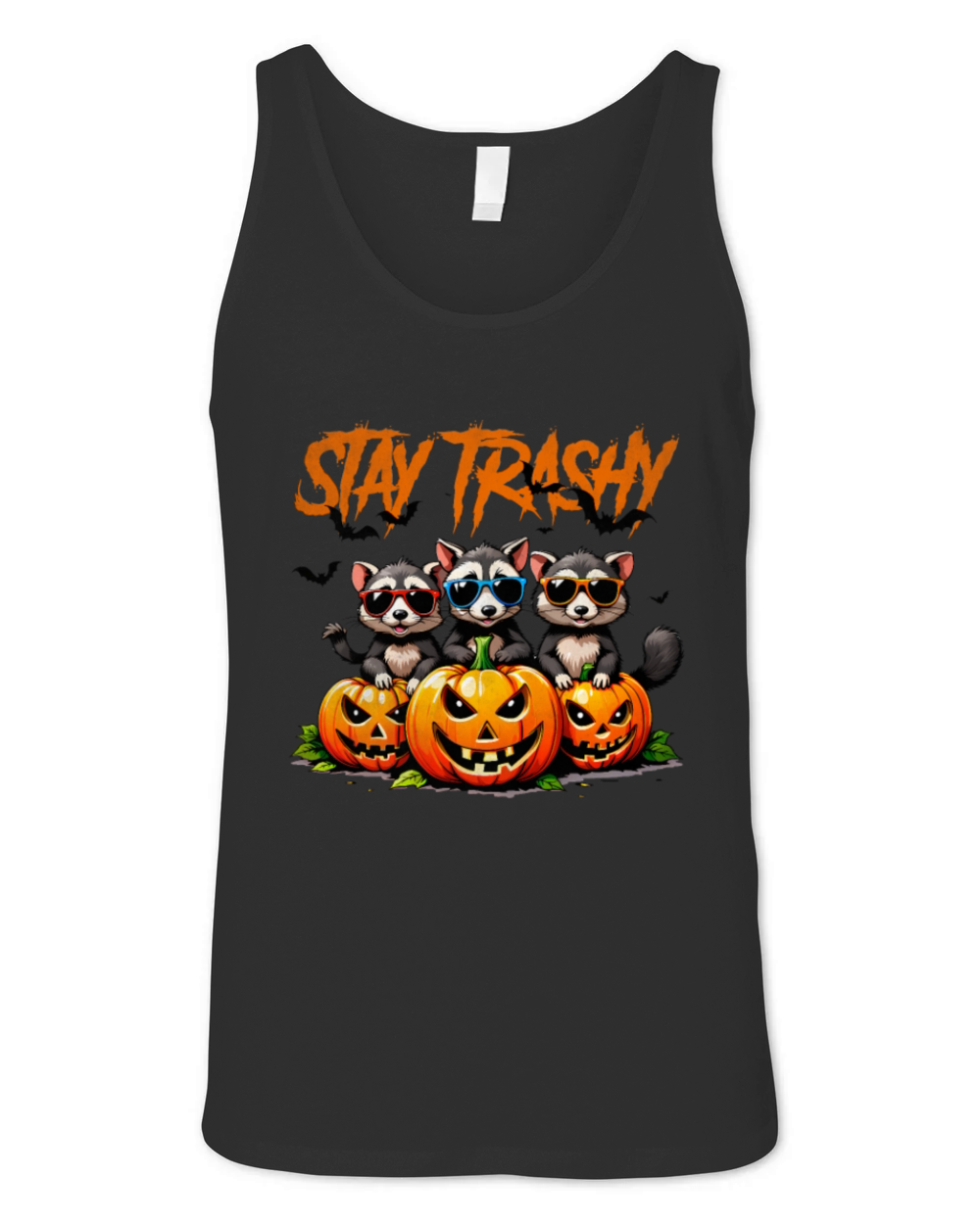 Stay trashy Halloween vintage Unisex Jersey Tank