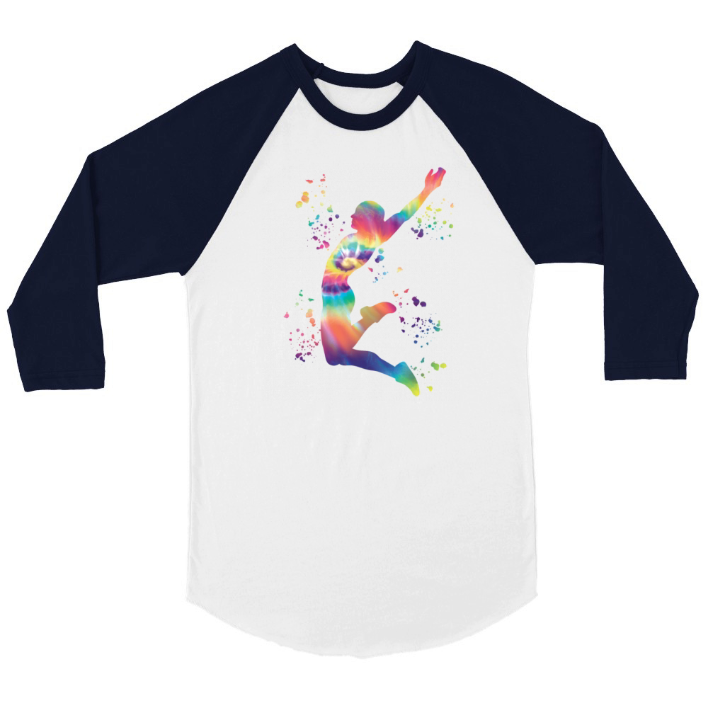 Long Jumper Long Jumping Kids Long Jump Unisex ¾ sleeve Raglan T-shirt