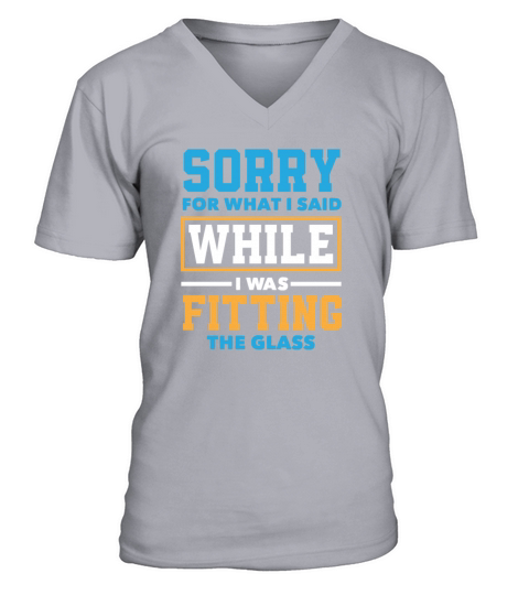 Funny Glazier Gift V-Neck T-shirt