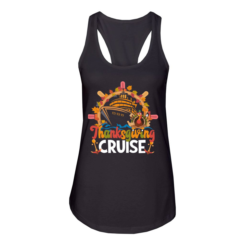 Thanksgiving Cruise Squad 2024 Women's Racerback Tank
