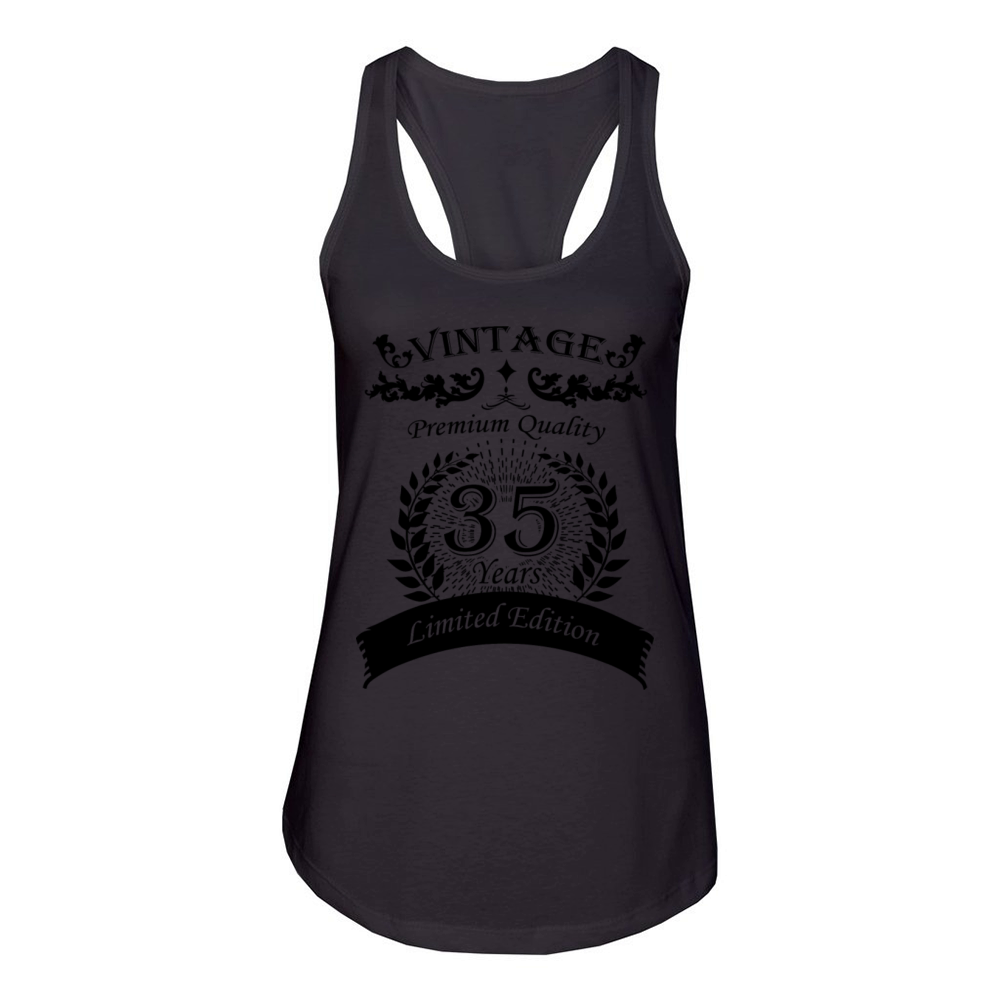 Vintage 35th Birthday Edition Women's Racerback Tank