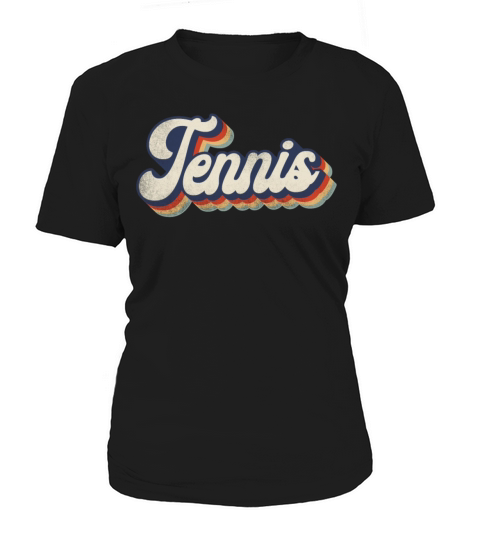 Funny Tennis Player Racket Retro Women's T-Shirt