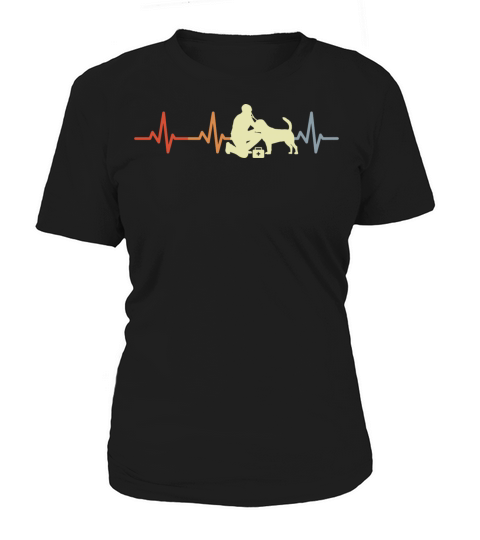 Vintage Veterinarian Heartbeat Women's T-Shirt
