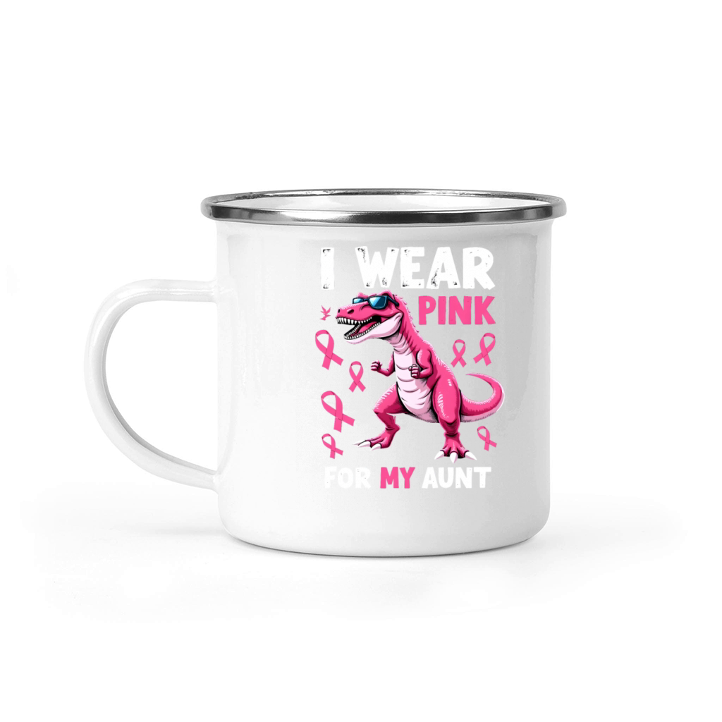 Breast Cancer Pink Awareness Design Camping Mug
