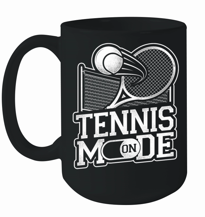 Funny Tennis Player Racket Tennis Ceramic Mug