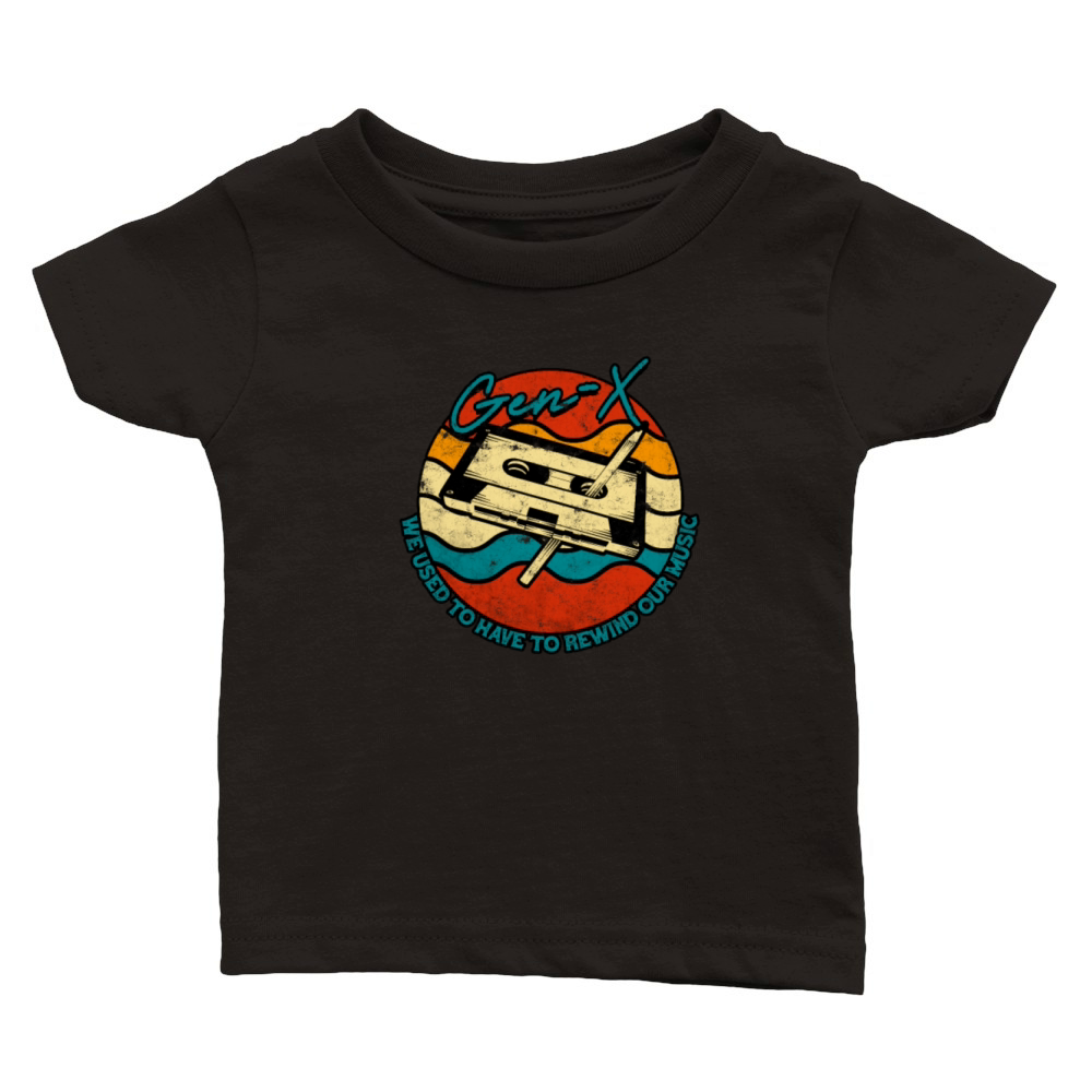 GEN-X Rewind - Vintage Classic Baby Crewneck T-shirt