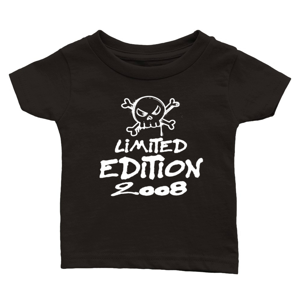Limited Edition 2008 Birthday 2008 Born Classic Baby Crewneck T-shirt