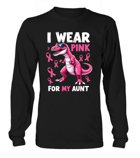 Breast Cancer Pink Awareness Design Long sleeved Unisex