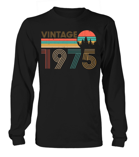 vintage 1975 Long sleeved Unisex