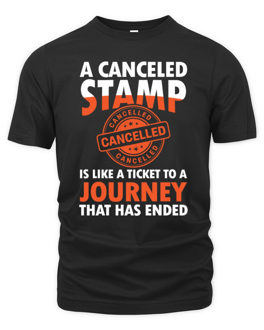 Funny Postal Humor Stamp Collection Organic Unisex T-shirt