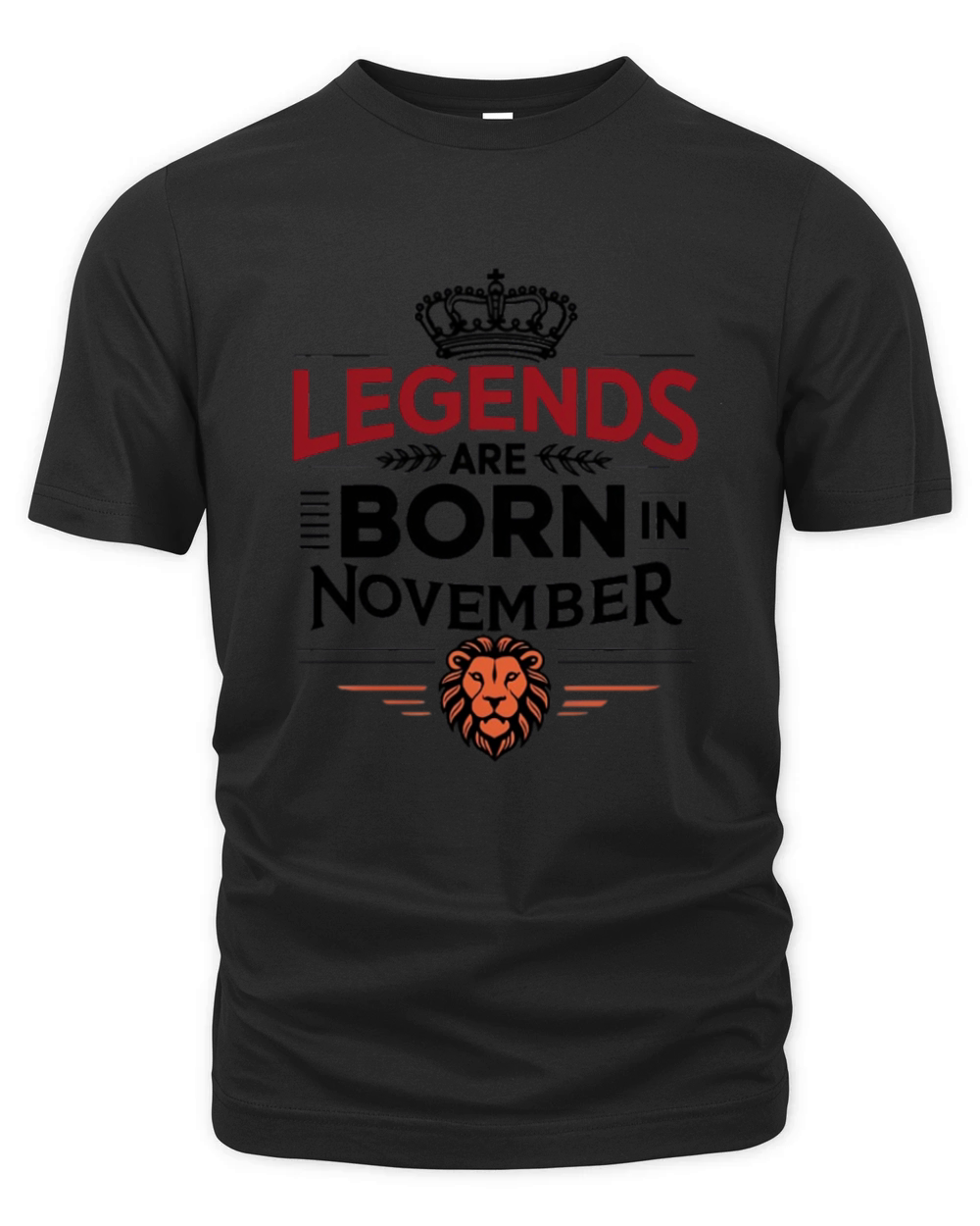 Legends Are Born In November Organic Unisex T-shirt